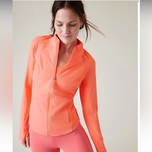 Athleta Salutation Jacket - Orange XS - nwot